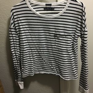 Abercrombie Long sleeve striped shirt